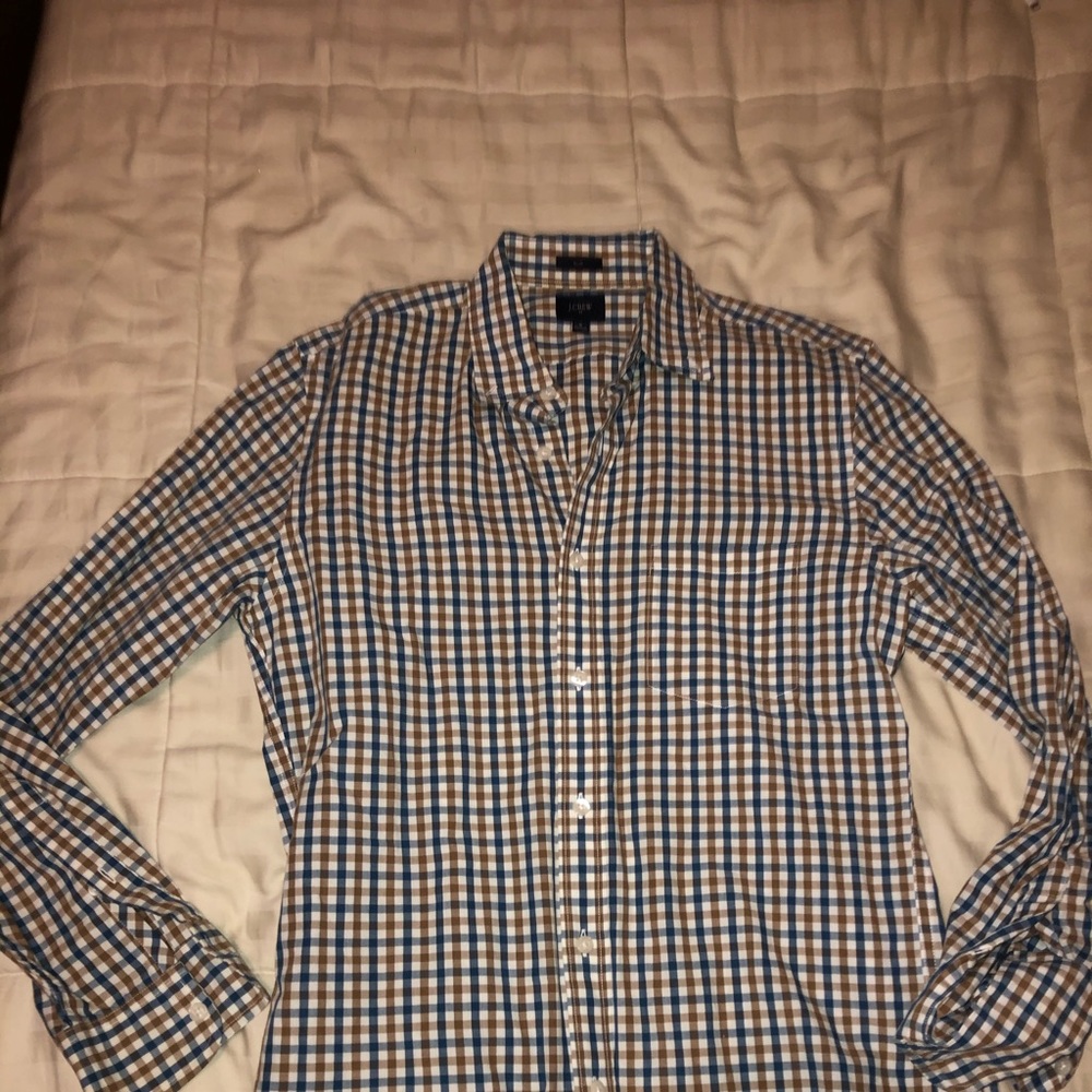 J crew button down tee